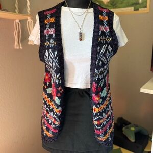 floral erika sweater vest